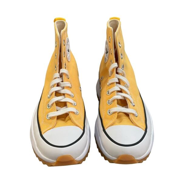 Converse Run Star Hike Hi Citron Zest Gum Women's 8 - Picture 3 of 8